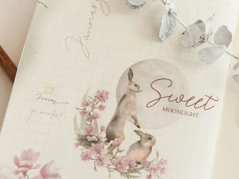 MU Print-On Siirtotarrat 185 - Sweet Moonlight