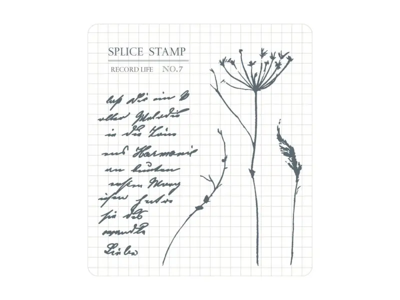 MU Clear Stamp Record Life 07 - Sketching