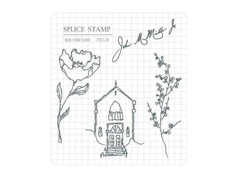 MU Clear Stamp Record Life 08 - Small Village