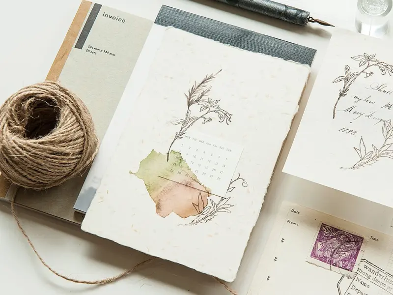 MU Clear Stamp Record Life 09 - Wind of Autumn