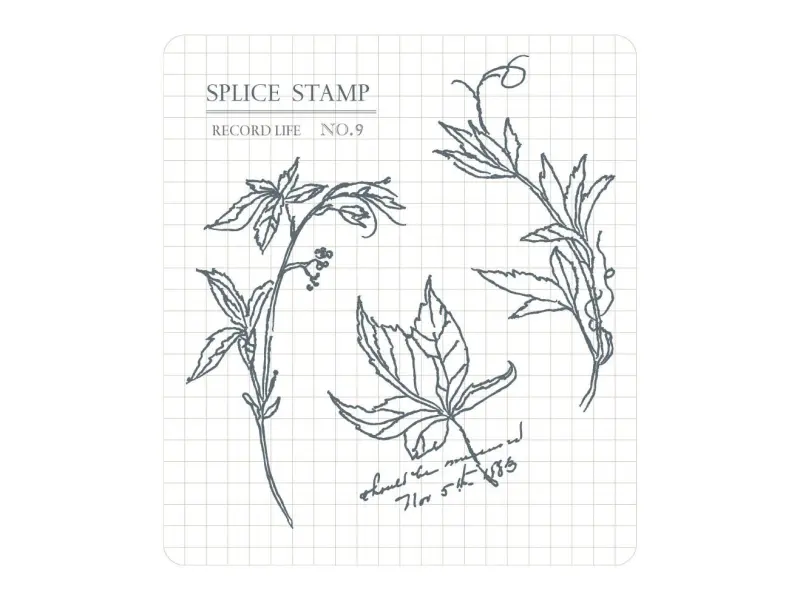 MU Clear Stamp Record Life 09 - Wind of Autumn