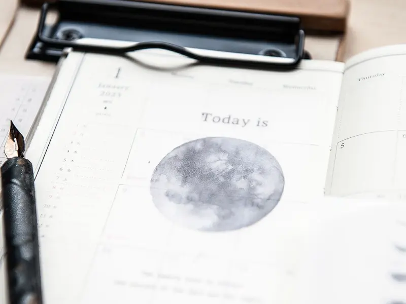 MU Dyeing Tracing Paper - Moon Phase Calendar