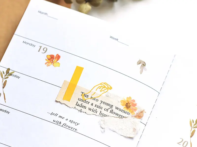 MU | Gold Foil Rub-On Transfer Stickers - 05