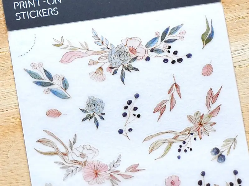 MU | Print-On Stickers - Be Always Blooming