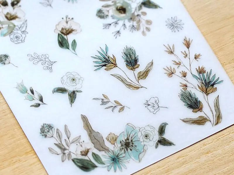 MU | Print-On Stickers - Heart's Garden