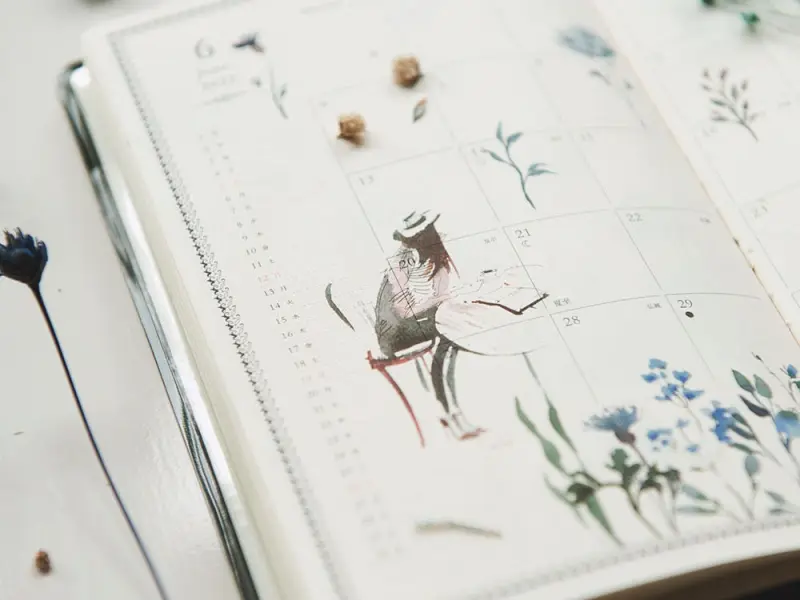 MU Print-On Transfer Stickers 195 - Day In My Garden