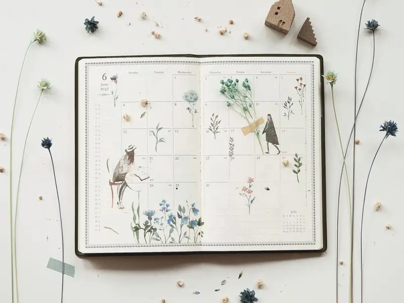 MU Print-On Transfer Stickers 195 - Day In My Garden