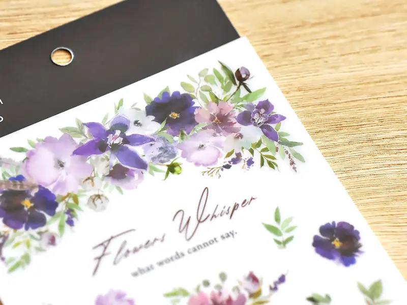 MU | Print-On Transfer Stickers - Flower Whispers
