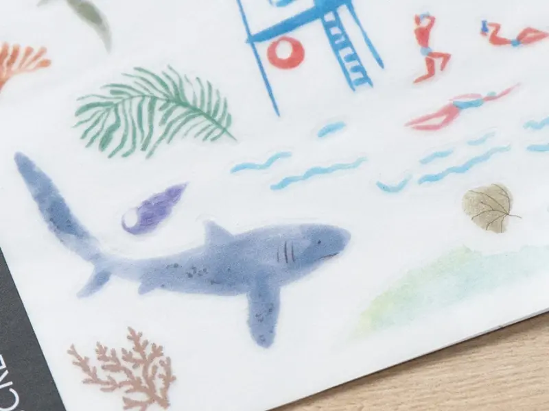 MU Print-On Transfer Stickers 198 - Seashore