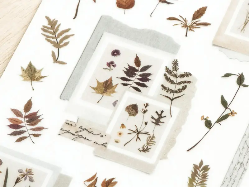 MU Print-On Siirtotarrat 199 - Pressed Plant Journal