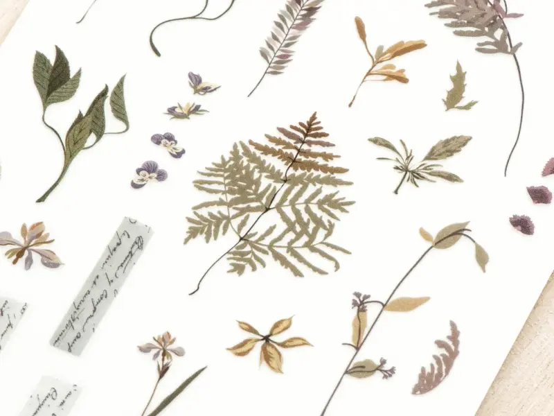 MU Print-On Siirtotarrat 199 - Pressed Plant Journal
