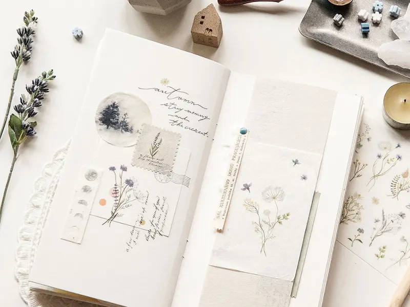 MU Print-On Transfer Stickers 203 -  Valley Of Flowers