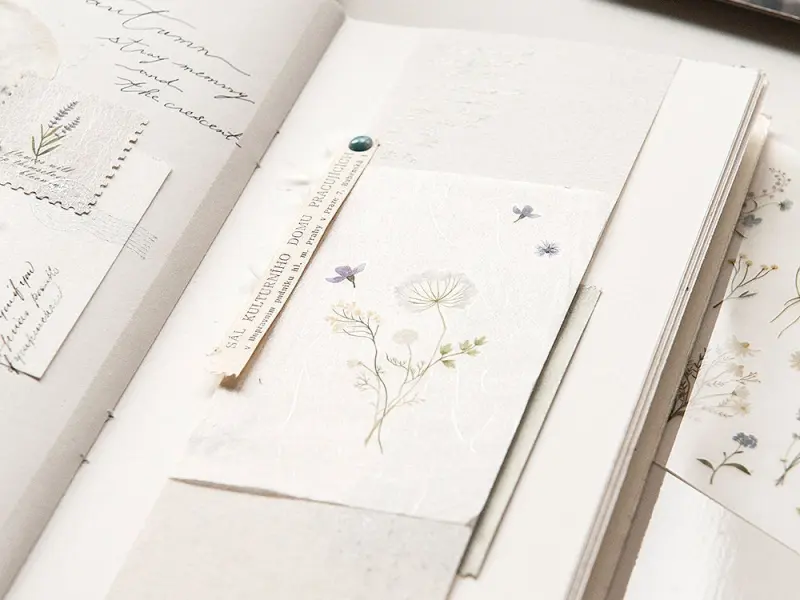 MU Print-On Transfer Stickers 203 -  Valley Of Flowers