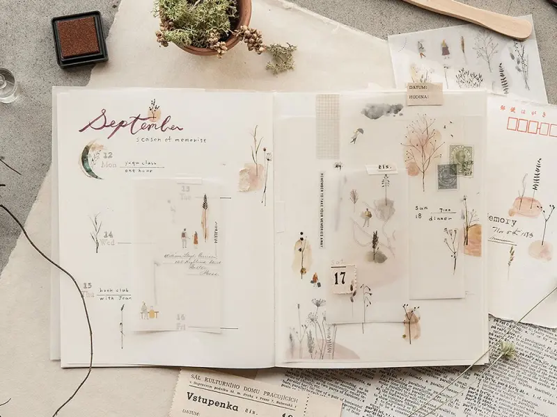 MU Print-On Transfer Stickers 206 - Changing Seasons