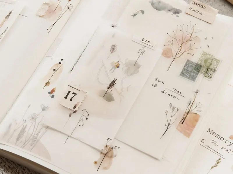 MU Print-On Transfer Stickers 206 - Changing Seasons