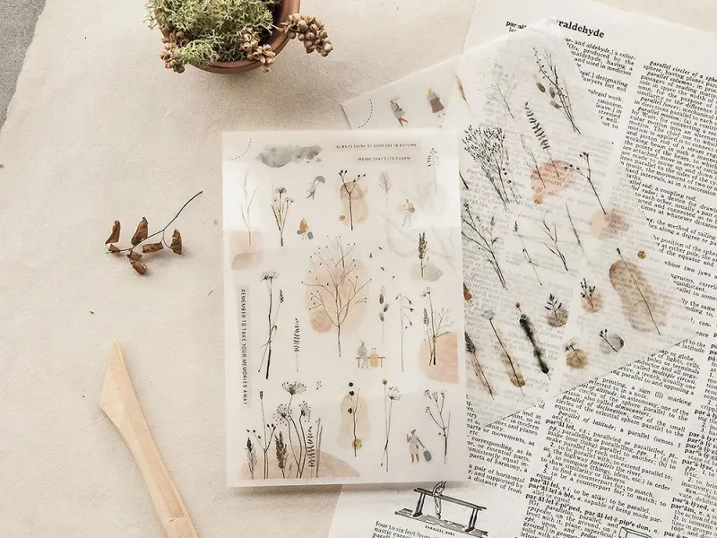 MU Print-On Transfer Stickers 206 - Changing Seasons