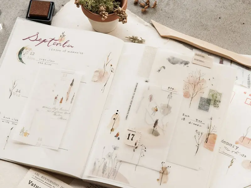 MU Print-On Transfer Stickers 206 - Changing Seasons