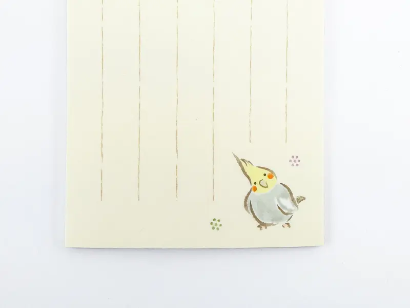 Japanese Notepad Ippitsusen - Birds