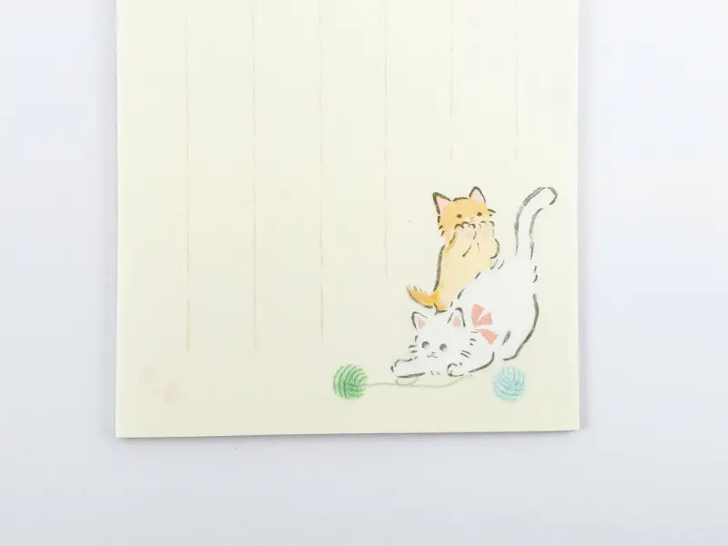 Japanese Notepad Ippitsusen - Cats