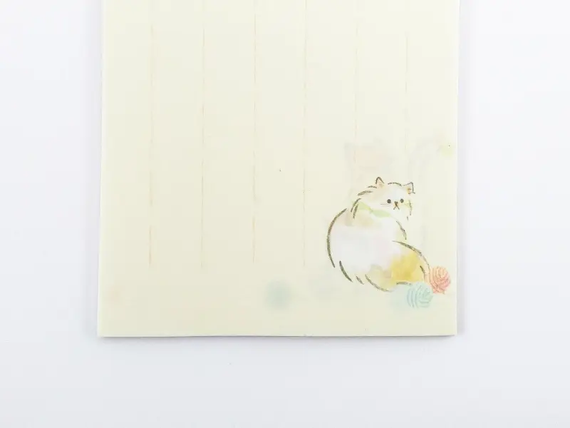 Japanese Notepad Ippitsusen - Cats