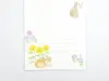 Letter Set With Envelopes Embossed - Cat In The Garden