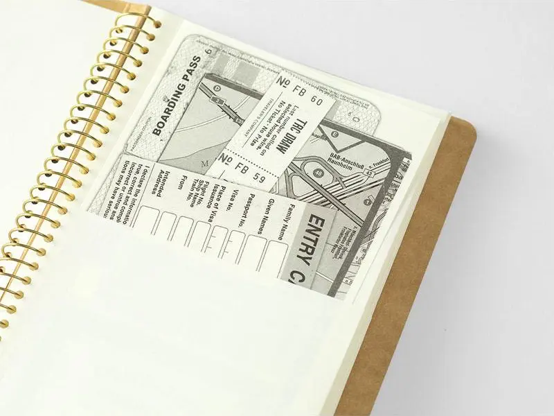 Paper Pocket A5 Slim Spiral Ring Notebook