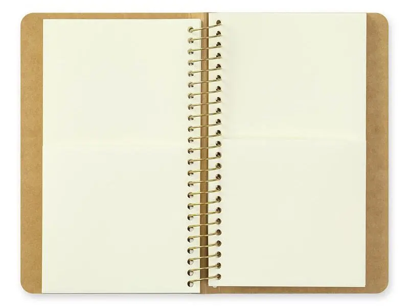 Paper Pocket A6 Slim Spiral Ring Notebook