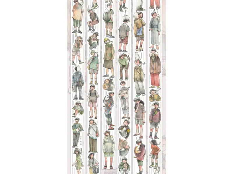 Ding Idako Matte PET Tape - Bring The Cat