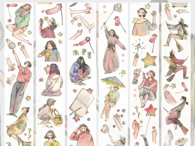 Ding Idako Washi Tape - Starry