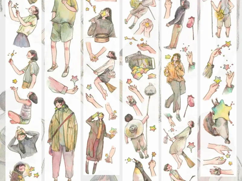 Ding Idako Washi Tape - Starry