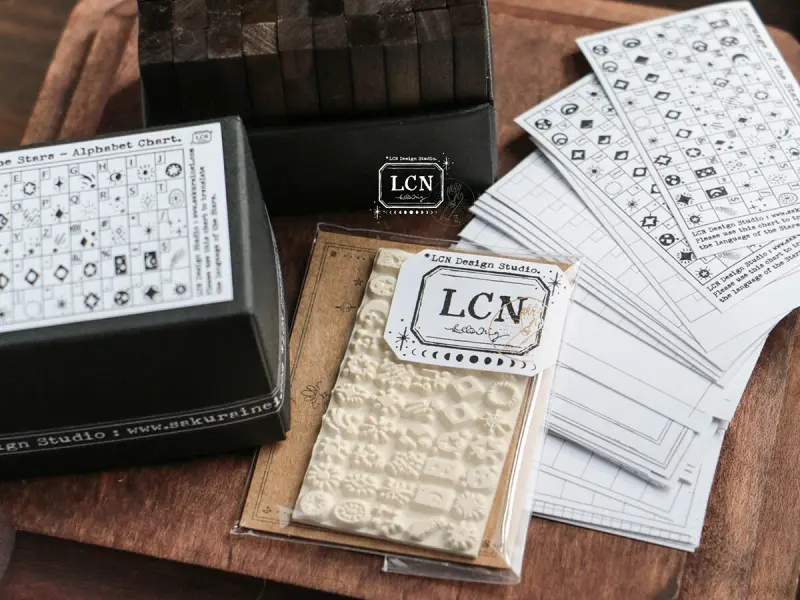 LCN DIY Mini Rubber Stamp Set - Daily Symbols