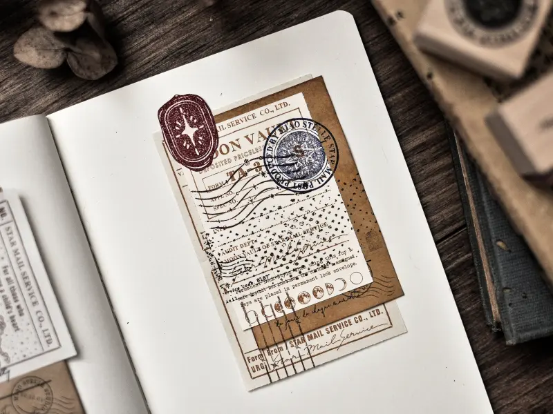 Miao Stelle Stamp Set Star Mail - B