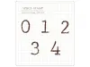 Pre-Order MU Clear Stamp Set Icon 023 - Numbers Basic