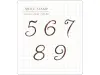 Pre-Order MU Clear Stamp Set Icon 025 - Numbers Classical