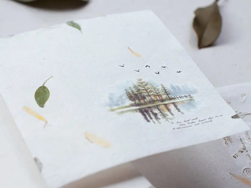 Pre-Order MU Natural Textured Paper No.7 - New Leaf