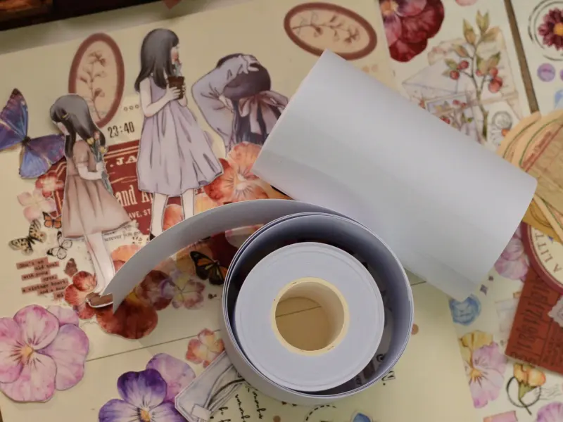Xiaobaijia Blank Paper Roll Set With Release Paper