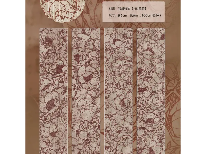 Pre-Order Xiaobaijia Washi Tape - Rhyme