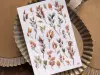 Print-On Transfer Stickers 6 Sheets  - Spring Flowers