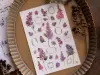 Print-On Transfer Stickers 6 Sheets  - Spring Flowers