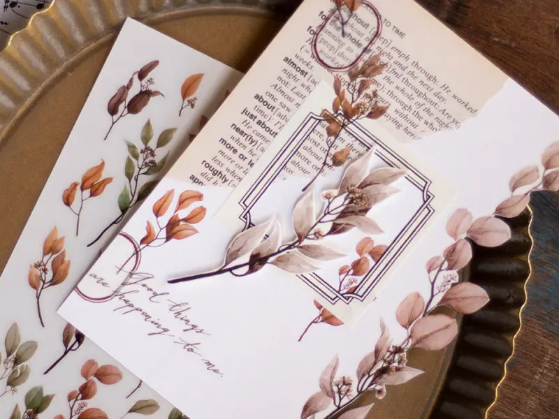 Print-On Transfer Stickers 6 Sheets  - Spring Flowers