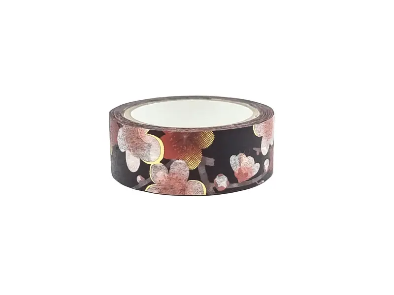 Washi Tape Kimono - Red And White Plum