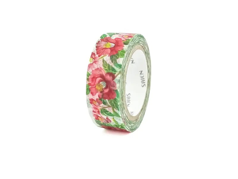 Saien | Washi Tape Nature - Camellia