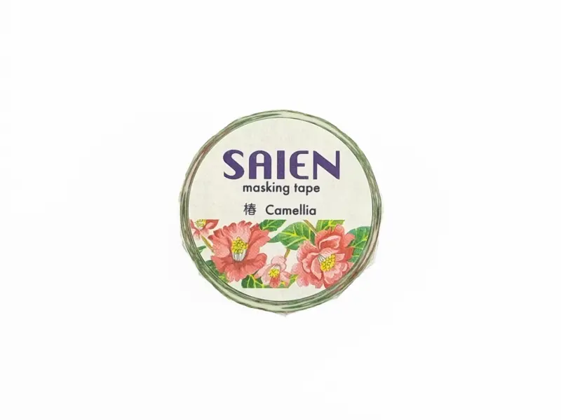 Saien | Washi Tape Nature - Camellia