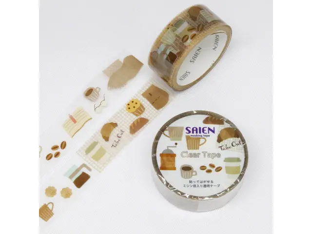 Saien Clear Tape - Coffee