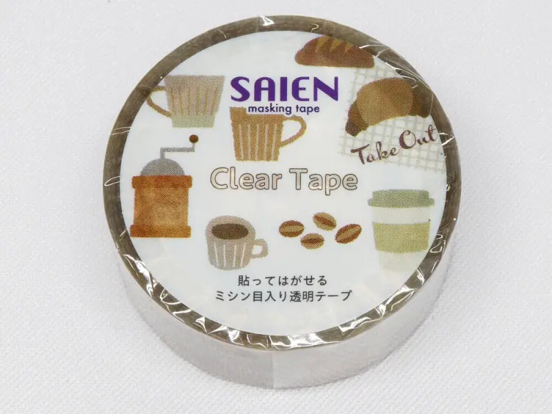 Saien Clear Tape - Coffee