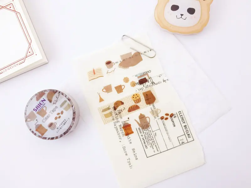 Saien Clear Tape - Coffee