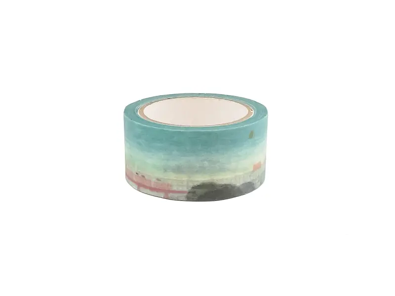 Saien x Miki Tamura | Washi Tape Chigiri-e Style - City Scenery