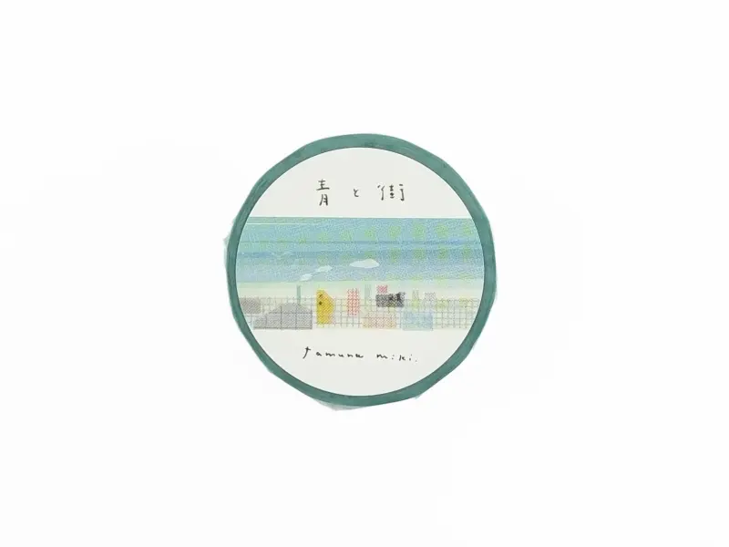 Saien x Miki Tamura | Washi Tape Chigiri-e Style - City Scenery