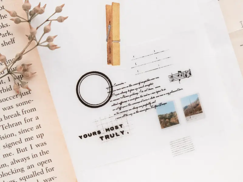 Stationery Instinct Matte PET Tape - Collage Practice