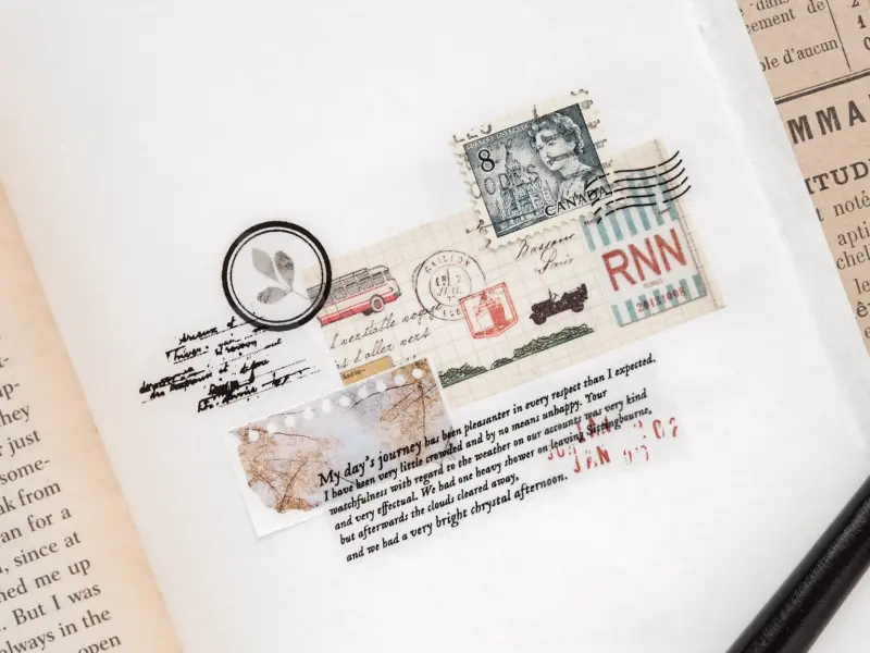 Stationery Instinct Matte PET Tape - Collage Practice